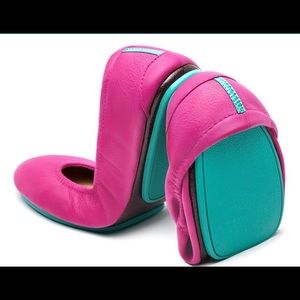 Tieks Fuchsia 10 worn twice
